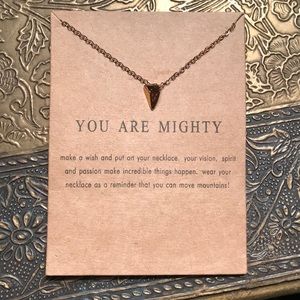 You Are Mighty- Moving Mountains Gift Necklace
